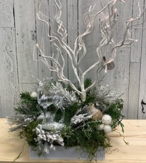 Ice Crystal Forest Flower Bouquet