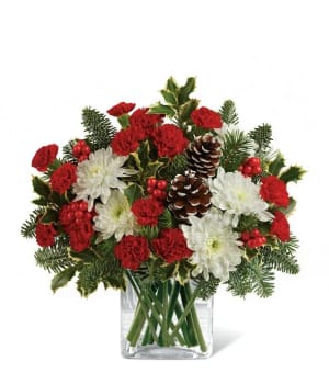 Christmas Holly Bouquet Flower Bouquet