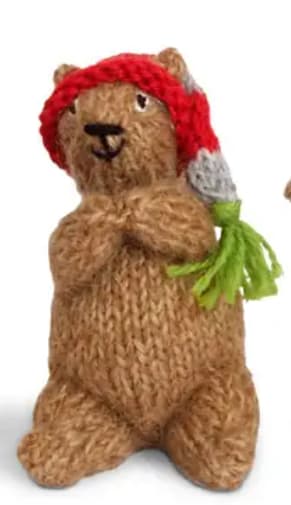 Woodland Squirrel Ornaments Flower Arrangement Woodland Squirrel Ornaments Flower Bouquet