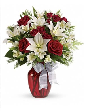 Joyful Season Vase Flower Bouquet