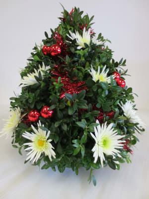 Merry Little Christmas Tree Flower Bouquet