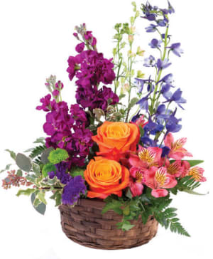 HARMONY'S BASKETBasket Arrangement Flower Bouquet