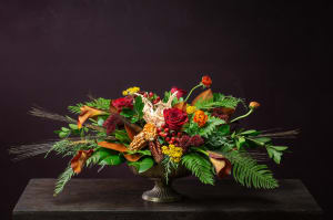 Fall Forest Flower Arrangement Fall Forest Flower Bouquet