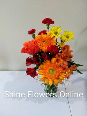 FALL  BUDVASE Flower Bouquet