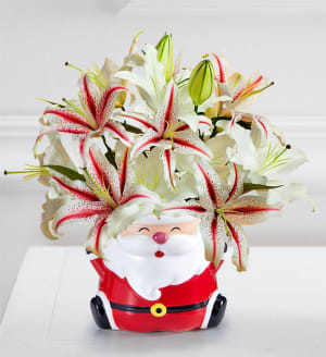 Holiday Enchantment Lily Bouquet Flower Bouquet