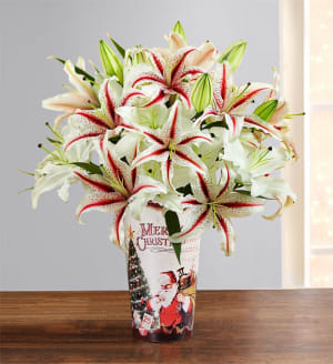 Candy Cane Christmas Bouquet Flower Bouquet