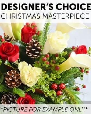 Rustic Christmas Designers Choice Flower Bouquet