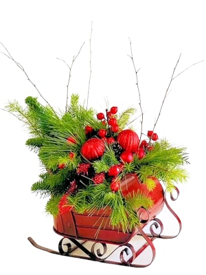 Sleigh Bells Flower Bouquet