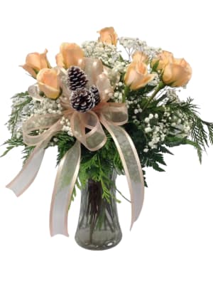 Dreamsicle Roses Flower Bouquet