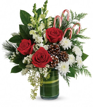 Festive Pines Bouquet Flower Bouquet