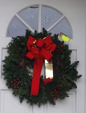 Holiday Wreath 28" Flower Bouquet