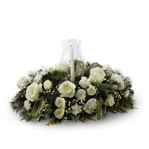 Glowing Elegance Centerpiece Flower Bouquet