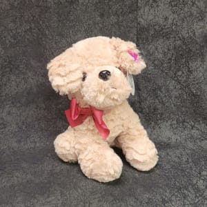 V860 - Sitting Dog Flower Bouquet