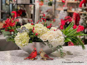 Holiday Centerpiece Flower Bouquet