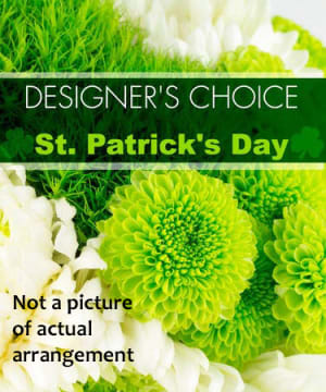 ARDCSPD - Designers choice St. Patricks Day Arangement Flower Bouquet