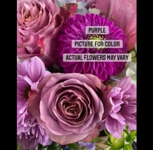 Florist Choice-Purple Flower Bouquet