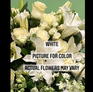 Florist Choice-White Flower Bouquet