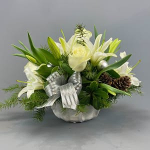 Silver Elegance Flower Bouquet