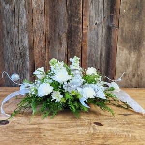 Judy's Winter Wonderland Centerpiece Flower Bouquet