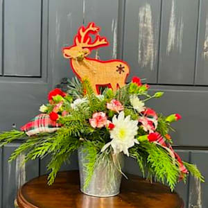 Deer One Flower Bouquet