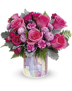 Teleflora's Radiantly Rosy Bouquet Flower Bouquet