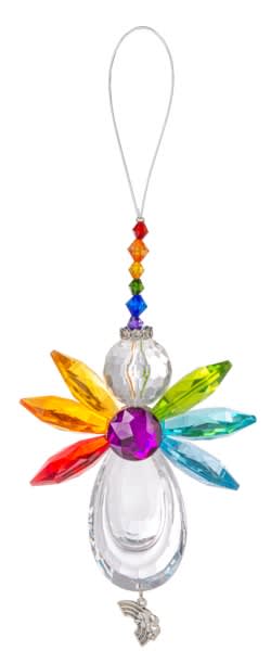 Rainbow Charm Angel Flower Bouquet