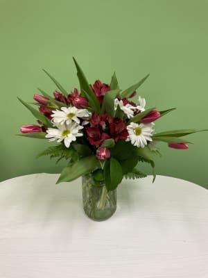 Mixed Tulip Arrangement Flower Bouquet