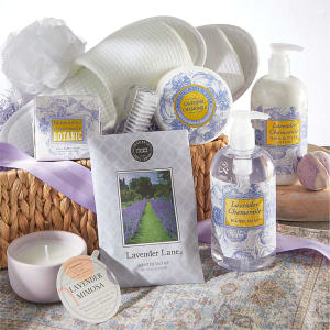 Lavender Spa Gift Basket Flower Bouquet