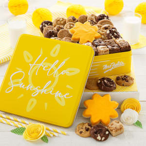 Mrs. Fields® Hello Sunshine Tin Flower Bouquet