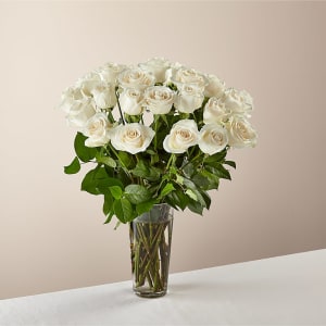 Long Stem White Rose Bouquet Flower Bouquet