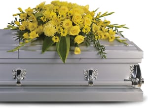 Graceful Grandeur Casket Spray Flower Bouquet