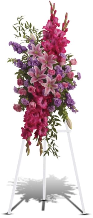 Touching Tribute Spray Flower Bouquet