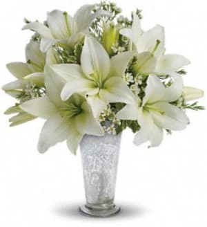 Forever White Flower Bouquet