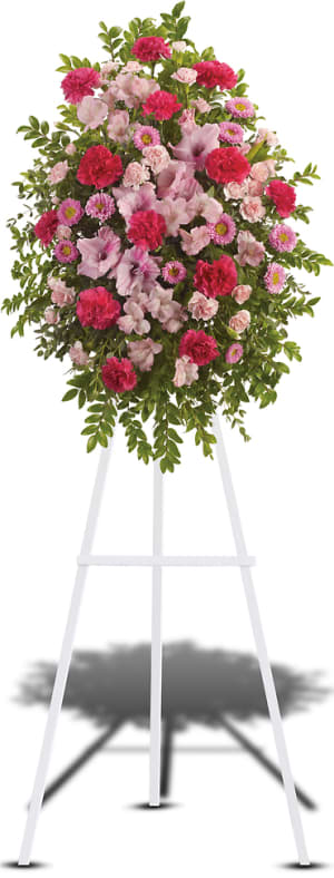 Pink Tribute Spray Flower Bouquet