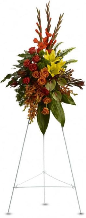 Tropical Tribute Spray Flower Bouquet