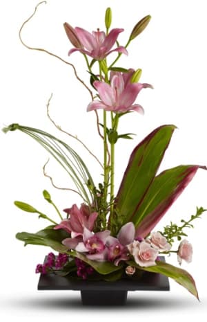 Imagination Blooms with Cymbidium Orchids Flower Bouquet