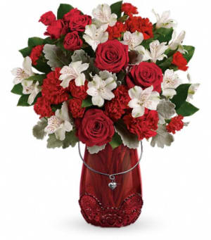 Red Haute Flower Bouquet