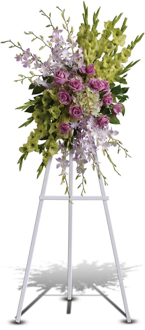 Heavenly Sentiments Spray Flower Bouquet