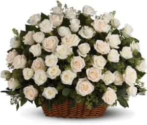 Bountiful Rose Basket Flower Bouquet