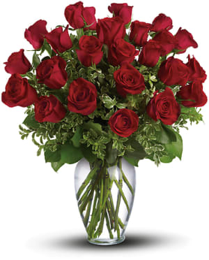 Always on My Mind - Long Stemmed Red Roses Flower Bouquet