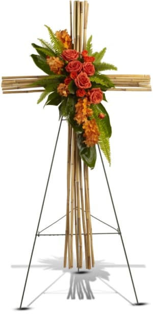 River Cane Cross Flower Bouquet