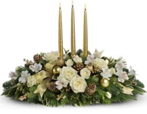 Royal Christmas Centerpiece Flower Bouquet