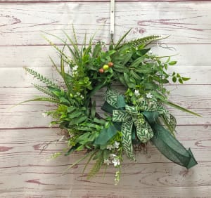 Olive Branch Silk (Artificial) Wreath Flower Bouquet