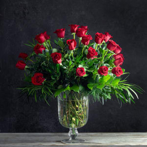 Royal Ruby Red Rose Flower Bouquet