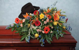 Casket Spray 205 Flower Bouquet