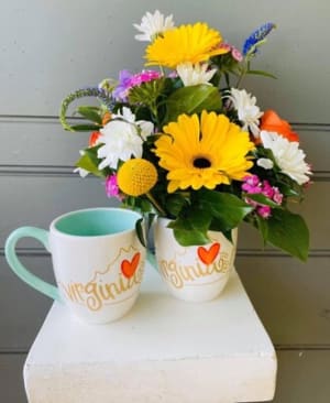 Happy Everything VA Mug- Coton Colors Flower Bouquet