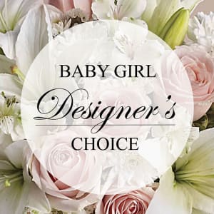 Baby Girl Designers Choice Flower Bouquet