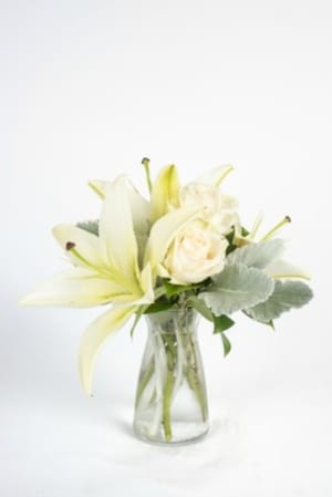 Pure and Simple Flower Bouquet