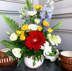 Sports Fan Flower Bouquet