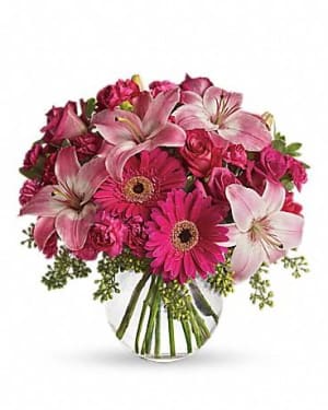 A Little Pink Me Up Flower Bouquet